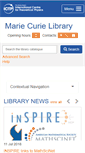Mobile Screenshot of library.ictp.it