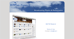 Desktop Screenshot of itunes.ictp.tv