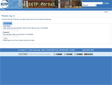 Tablet Screenshot of prizes.ictp.it