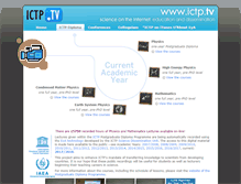Tablet Screenshot of ictp.tv